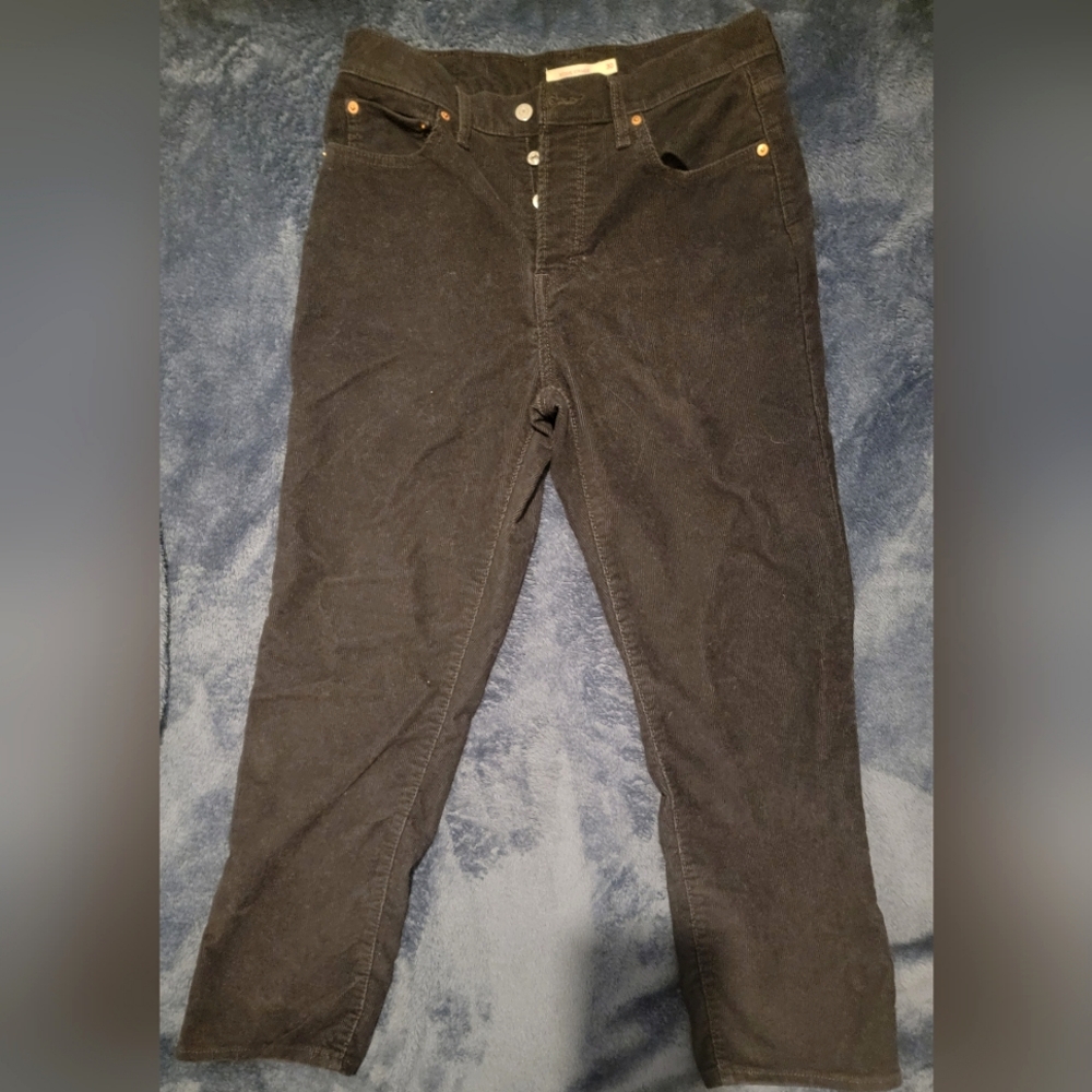 Black Corduroy Levi